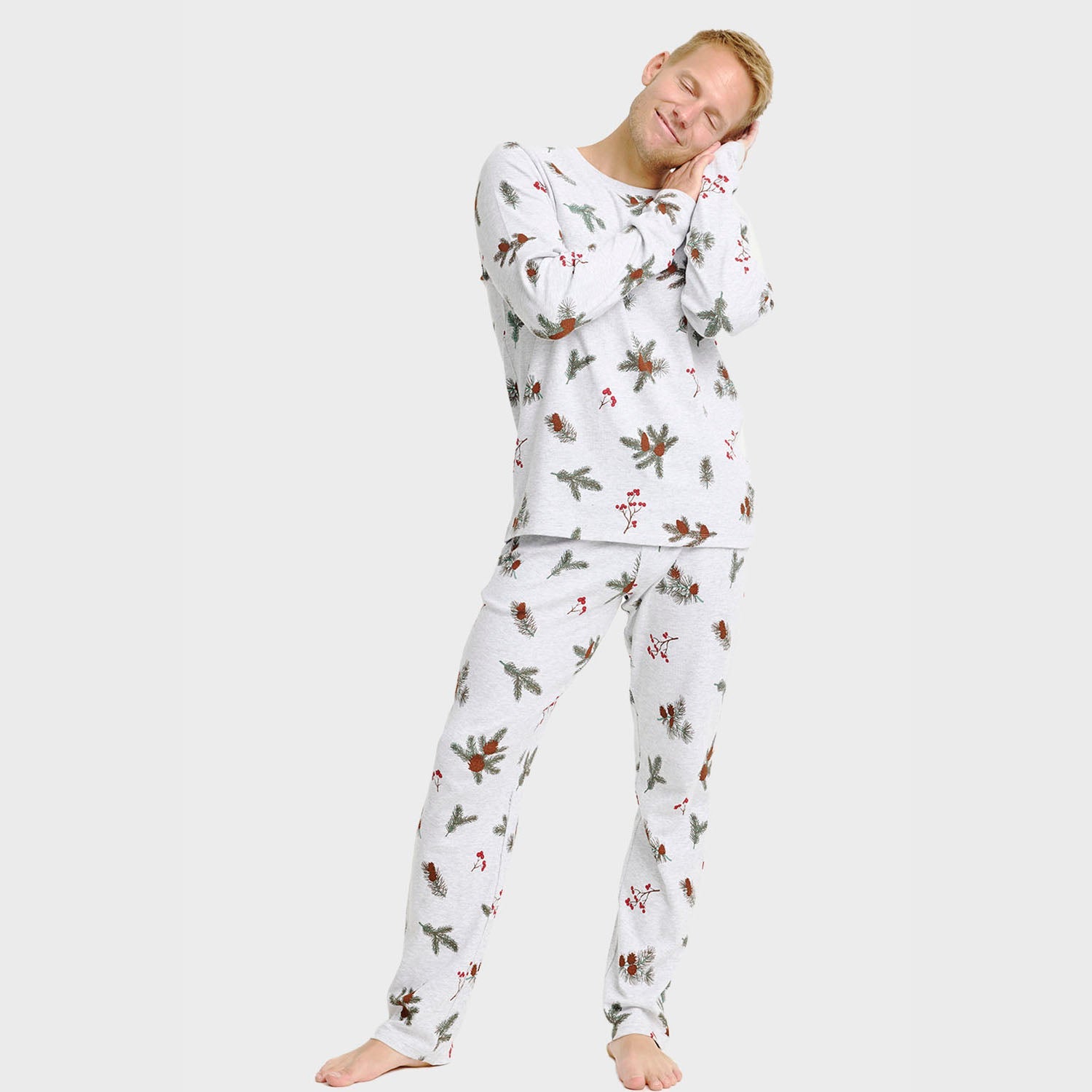 Der Gerippte Pyjama - Herren